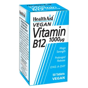 HealthAid Vitamin B12 1000mcg, 50 Tablets