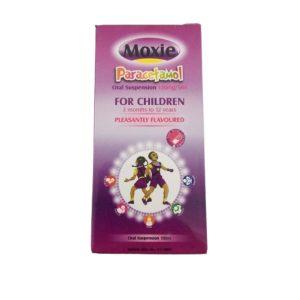 Moxie Paracetamol Suspension For Children - Paracetamol 120mg/5ml, 100ml