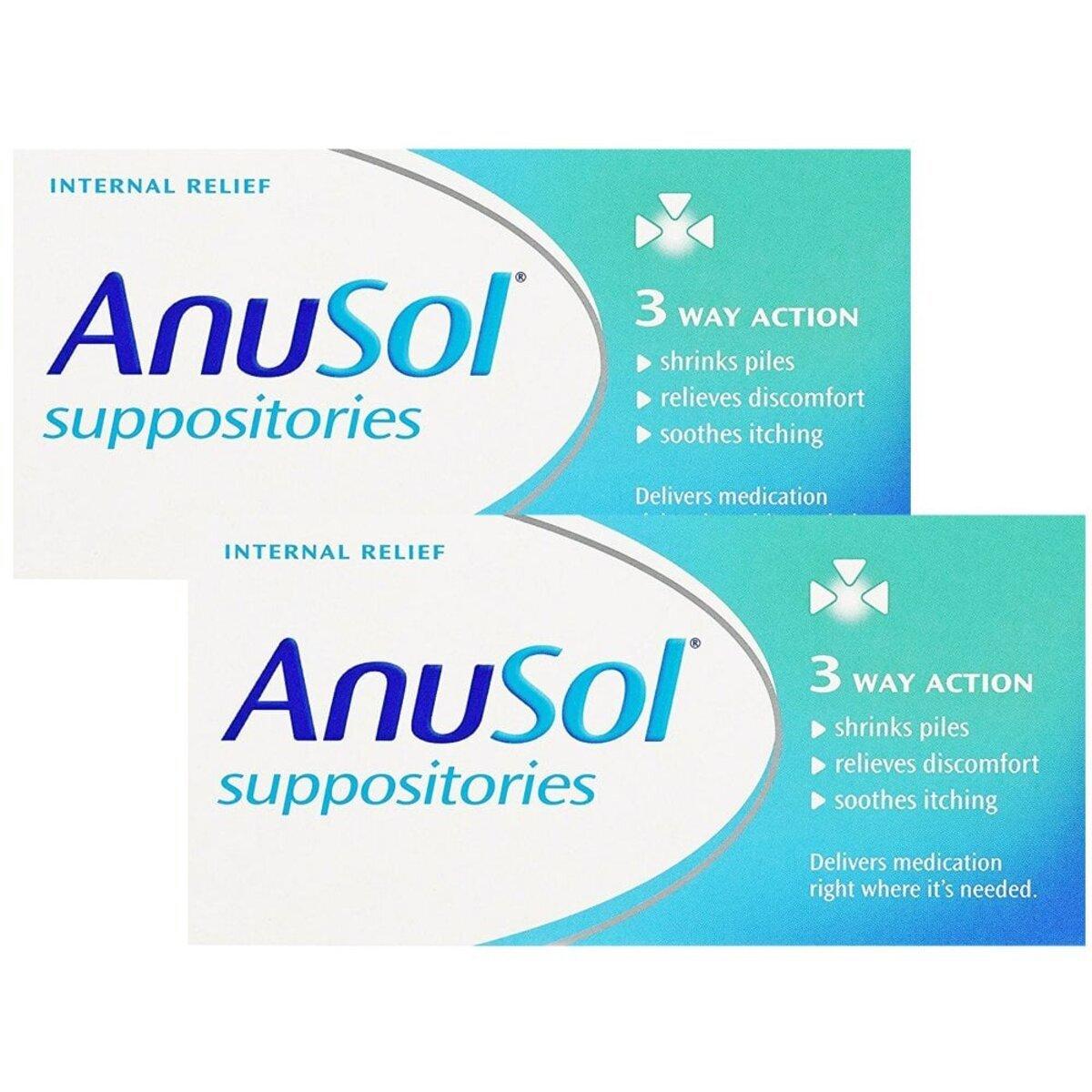 Anusol Suppositories - Haemorrhoids Piles Treatment - 12 Suppositories 4