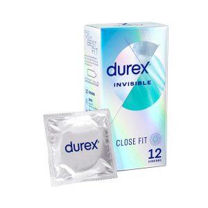 Durex Invisible Extra Sensitive Condoms, 12 Pack