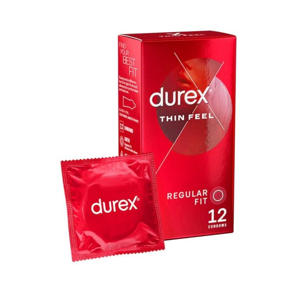 Durex Thin Feel Condoms, 12 Condoms