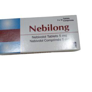 Nebilong 5mg Tablets - Nebivolol 5mg, 30 Tablets