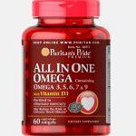 Puritan's Pride All In One Omega, 60 Capsules