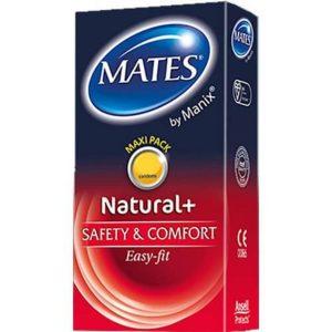 Mates Natural Condoms, 12 Condoms