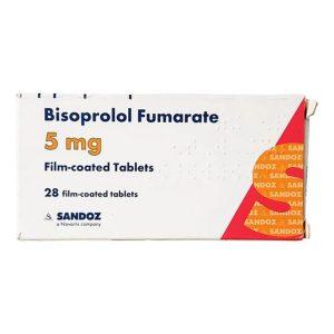 Bisoprolol Fumarate 5mg Tablets, 28 Tablets