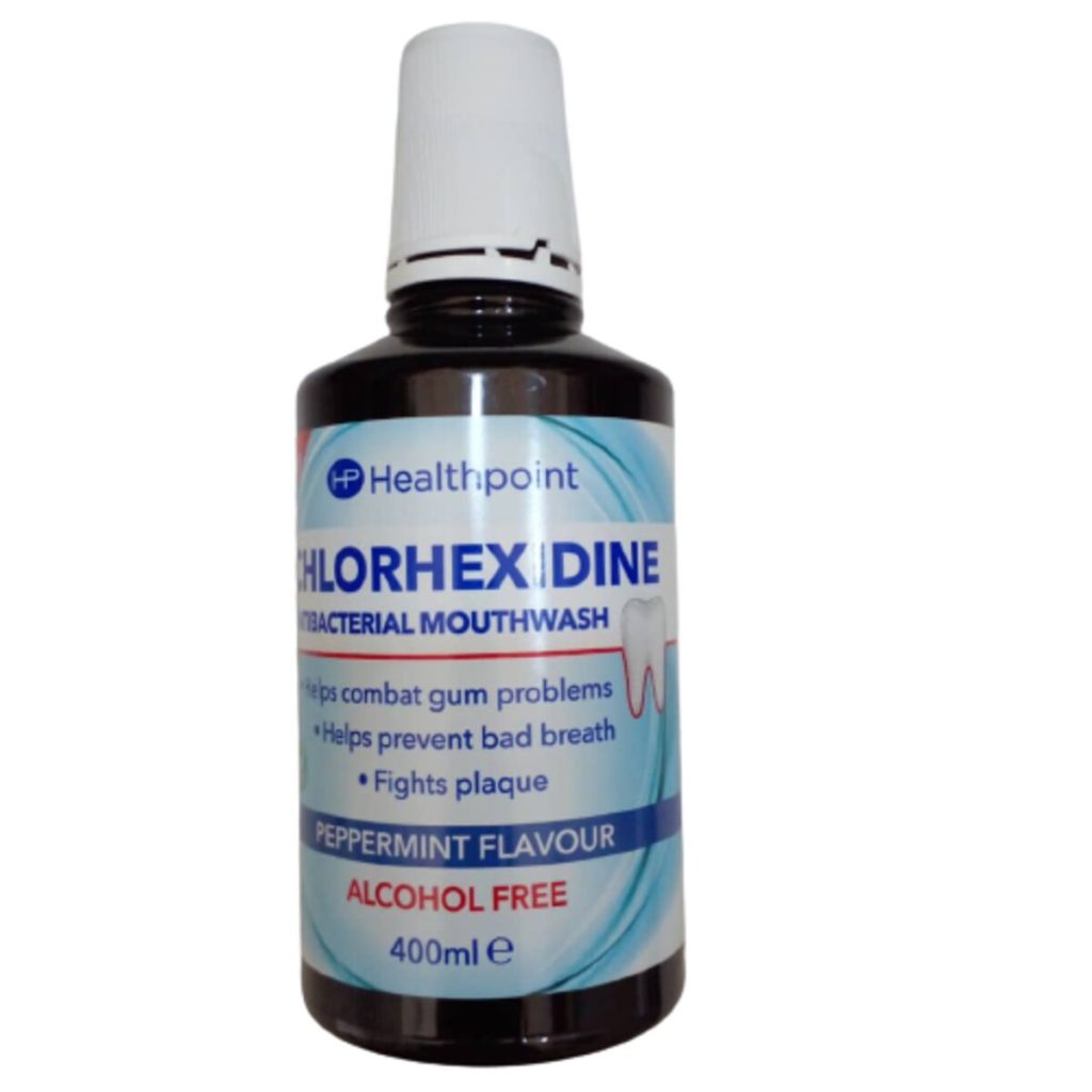 Chlorhexidine Mouthwash Peppermint Flavour, 400ml Asset Pharmacy