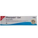 Phorpain Gel Ibuprofen 5% Gel 100g is a topical anti-inflammatory pain relief treatment designed to help relieve muscle pain, joint pain, sprains, strains, and sports injuries. Containing ibuprofen 5%, the gel helps reduce inflammation and discomfort directly at the affected area.