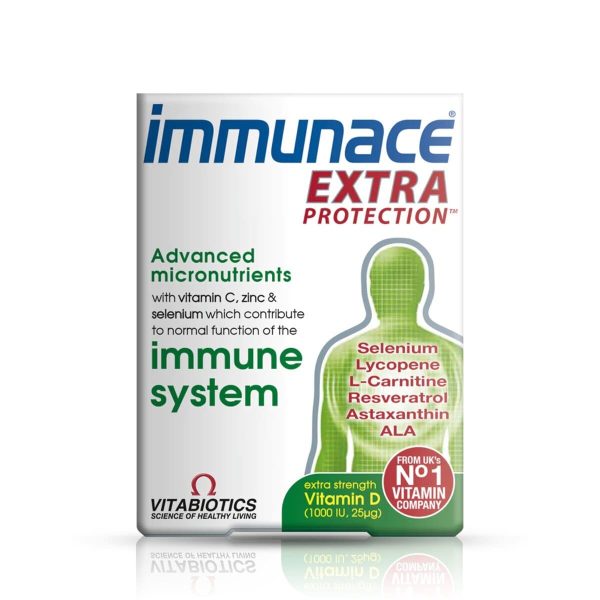 Vitabiotics Immunace Extra Protection, 30 Tablets