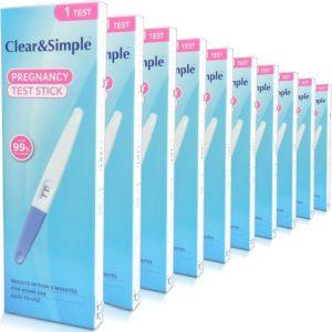 Clear & Simple Pregnancy Test Stick