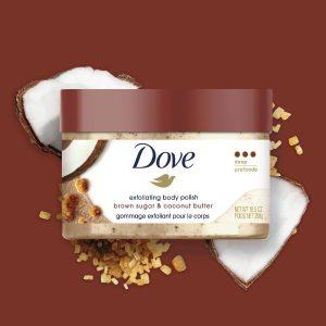 Dove Exfoliating Body Polish Scrub Brown Sugar & Coconut Butter