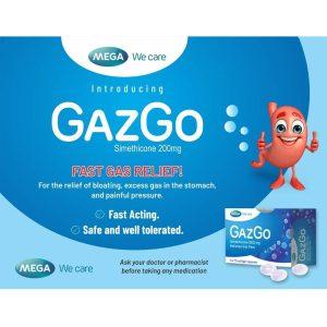 GazGo SoftGel Capsules - Fast Relief From Gas, 30 Capsules