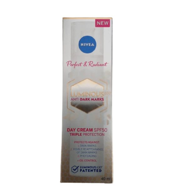 Nivea Perfect & Radiant Anti Dark Marks Day Cream, 40ml - Asset Pharmacy