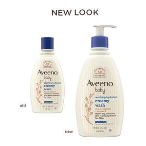 Aveeno Baby Creamy Wash - Soothing Hydration For 24 Hour