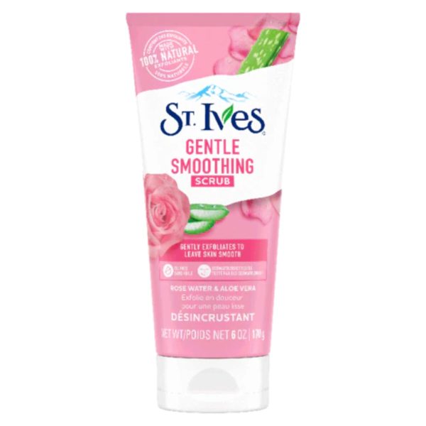 St Ives Gentle Smoothing Rosewater and Aloe Vera Scrub