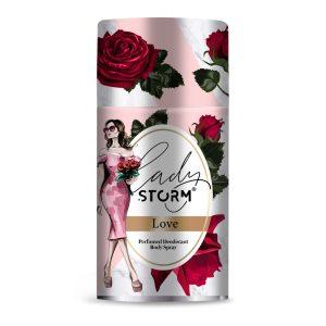 Lady Storm Deodorant Body Spray - Love