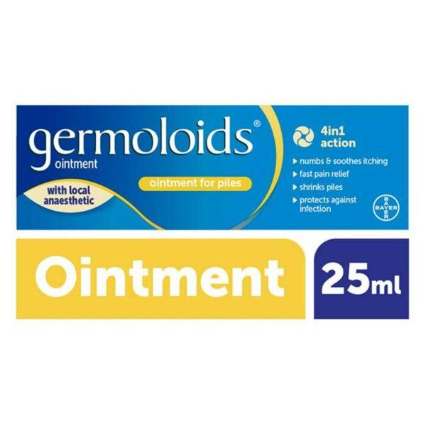 Germoloids Ointment - Haemorrhoids Treatment, 25ml