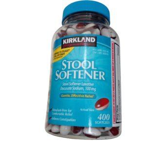 Kirkland Stool Softener - Docusate Sodium 100 mg, 400 Softgels