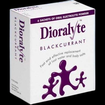 Dioralyte Blackcurrant 6 Sachets oral rehydration salts for dehydration support diarrhoea fluid replacement and electrolyte balance in Nigeria pharmacy