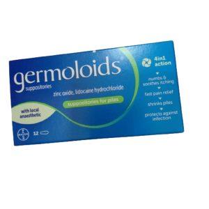 Germoloids Suppositories - Haemorrhoid Relief, 12 suppositories