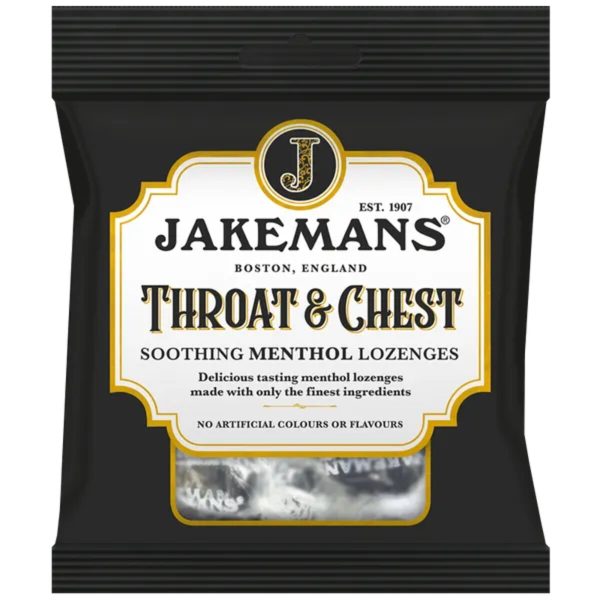 Jakemans Throat and Chest Soothing Lozenges, 160g