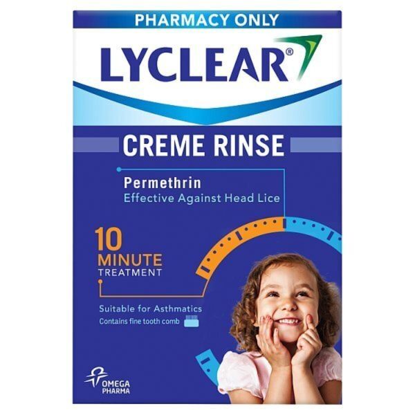 Lyclear Creme Rinse - Head Lice Treatment, 2 x 59ml