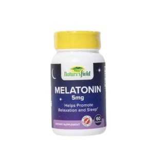 Nature's Field Melatonin 5mg Capsules, 60 Capsules