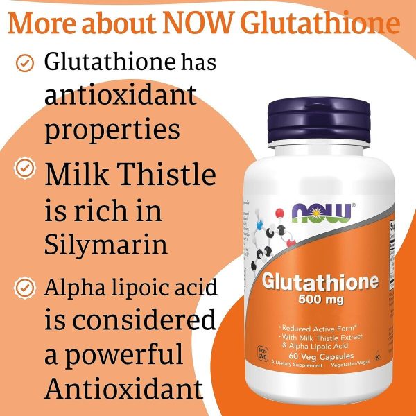 Now Glutathione 500mg Capsules 30 Capsules Asset Pharmacy   Now Glutathione 500mg Capsules 60 Capsules 1 1 600x600 