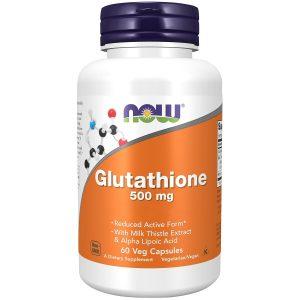 Now Glutathione 500mg Capsules, 60 capsules