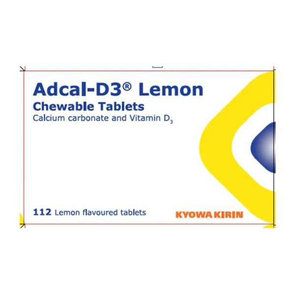 Adcal D3 Chewable Tablet Lemon Flavour, 112 Tablets