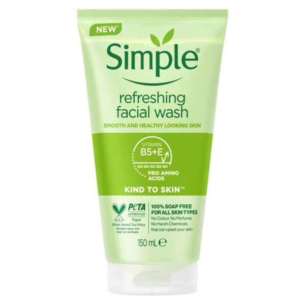 Simple Refreshing Facial Wash, 150ml