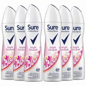 Sure Bright Bouquet Antiperspirant Deodorant Spray