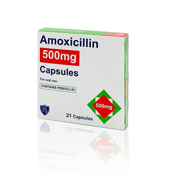 Amoxicillin Capsules, 10 Capsules