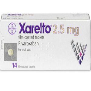 Xarelto 2.5mg Tablet - Rivaroxaban 2.5mg, 14 Tablets