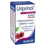 HealthAid Uriprinol Tablets, 60 Vegan Tablets – Natural uric acid support with Montmorency cherry, celery seed, turmeric, and banaba leaf. Promotes joint health, reduces inflammation, and supports metabolic balance.
