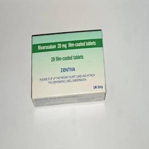 Rivaroxaban 20mg, 28 Tablets