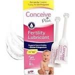 Conceive Plus Fertility Lubricant – Box containing 8 single-use pre-filled applicator tubes, designed to support sperm mobility and conception for couples trying to conceive