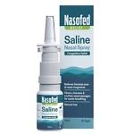 Nasofed Relief Saline Nasal Spray – 15ml bottle, natural saline solution for gentle nasal cleansing and congestion relief in adults and children