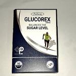 Glucorex Tablets, 90 Tablets – dietary supplement in a white bottle packaging, formulated to support healthy blood sugar levels and glucose metabolism.