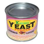 Kunimed Yeast Powder – 100g container of nutritional yeast supplement used to support digestion, improve appetite, and promote overall wellness – product label visible.