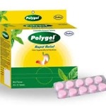 Polygel Rapid Relief Chewable Antacid 10 Mint Flavour Tablets – Fast heartburn and indigestion relief