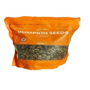 Natural Pumpkin Seeds 350g – premium superfood rich in plant protein, fibre, magnesium, zinc and omega-3 fatty acids. Supports heart health, prostate function, digestion, immunity and weight management. Ideal for smoothies, salads, baking or as a healthy snack. Available online at Asset Pharmacy Lagos Nigeria