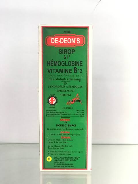 De-Deon's Syrup 280ml nutritional syrup formulated with essential vitamins minerals and nutrients to support healthy appetite growth immune function energy metabolism and overall wellbeing, original De-Deon's Syrup 280ml available from Asset Pharmacy